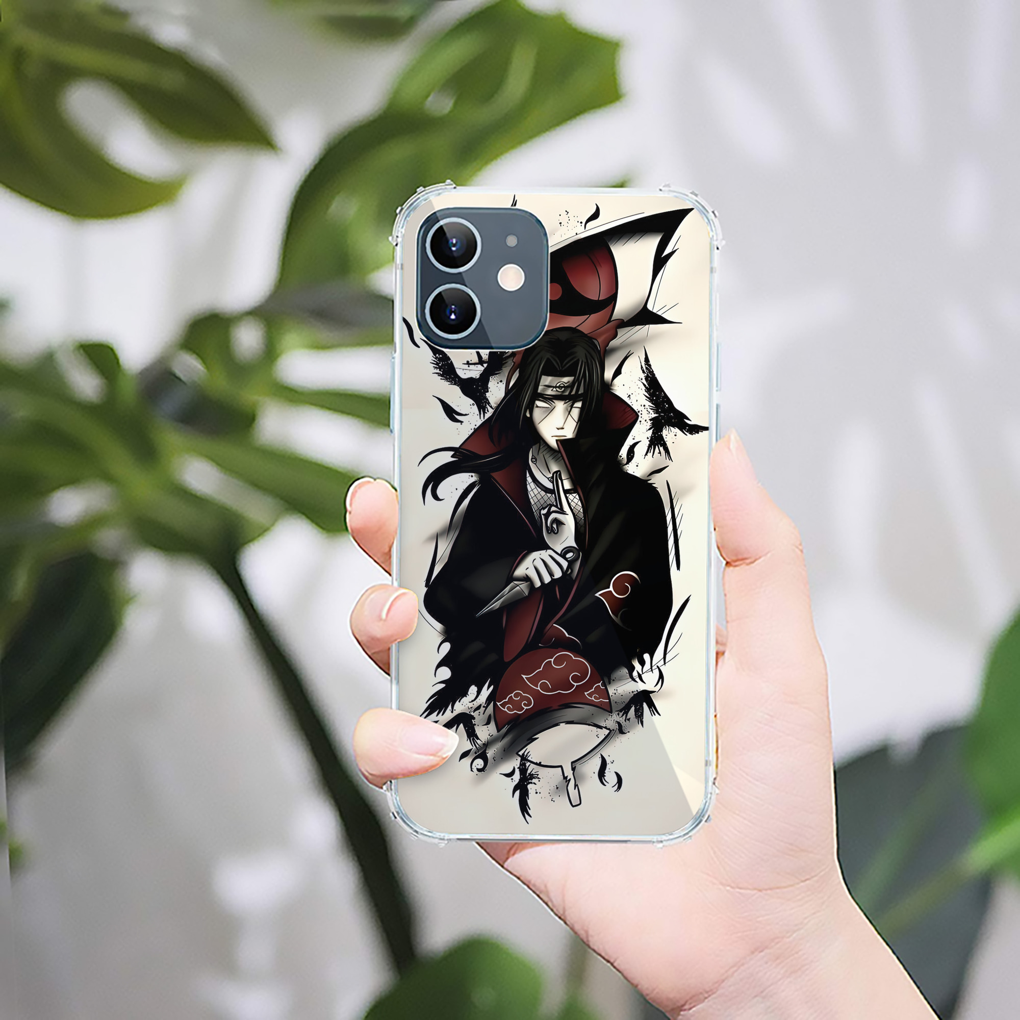 （画像用） NARUTO -ナルト- NARUTO -ナルト- 疾風伝 【iPhone 12シリーズ対応】透明スマホケース（クリアソフトケース）